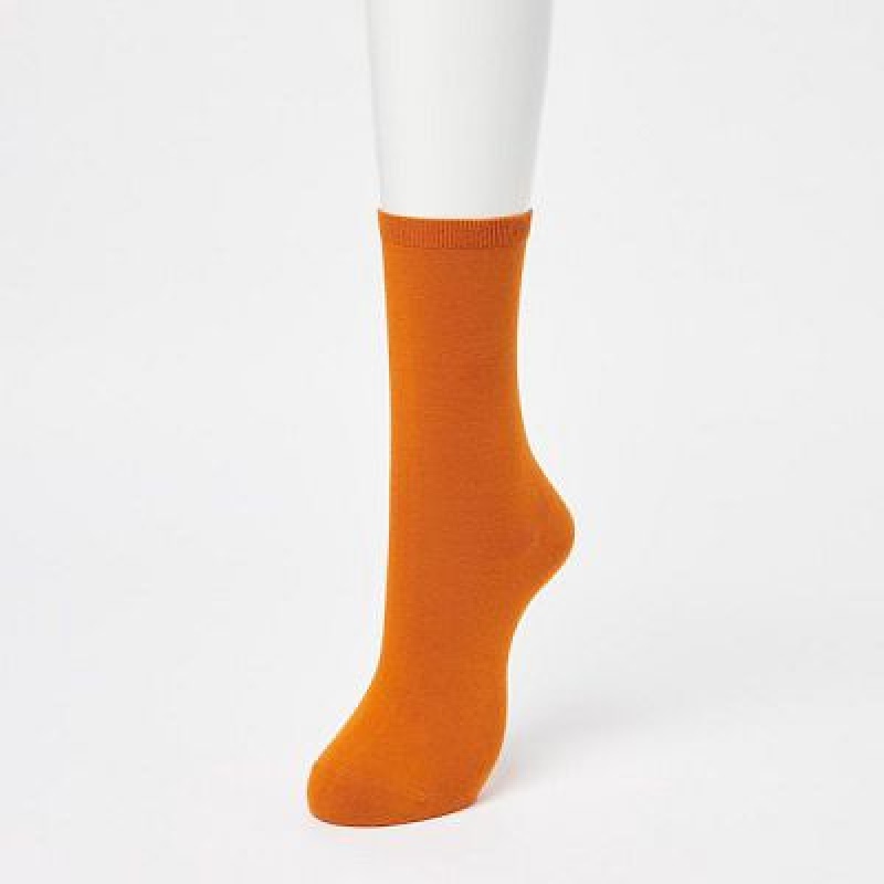 Uniqlo 3 Pairs Sokker Dame Orange | 1198053
