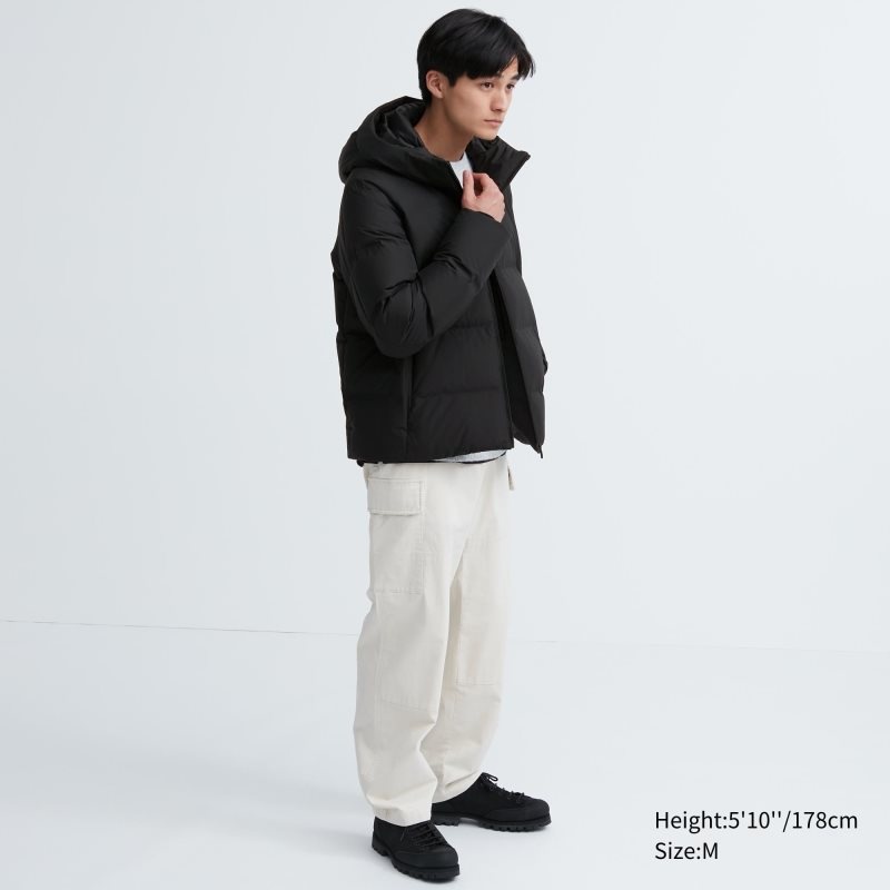 Uniqlo 3d Cut Seamless Down Parka Herre Grøn | 6174721