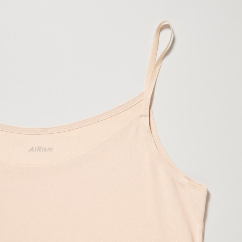 Uniqlo AIRism Camisole Tank Top Dame Lyserød | 7661394