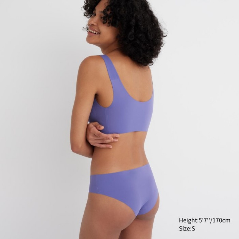 Uniqlo AIRism Ultra Seamless Regular Trusser Dame Rød | 3867837