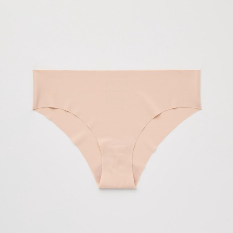 Uniqlo AIRism Ultra Seamless Regular Trusser Dame Rød | 3867837