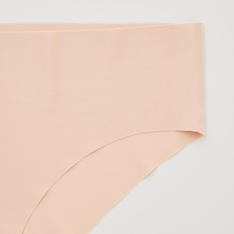 Uniqlo AIRism Ultra Seamless Regular Trusser Dame Rød | 3867837