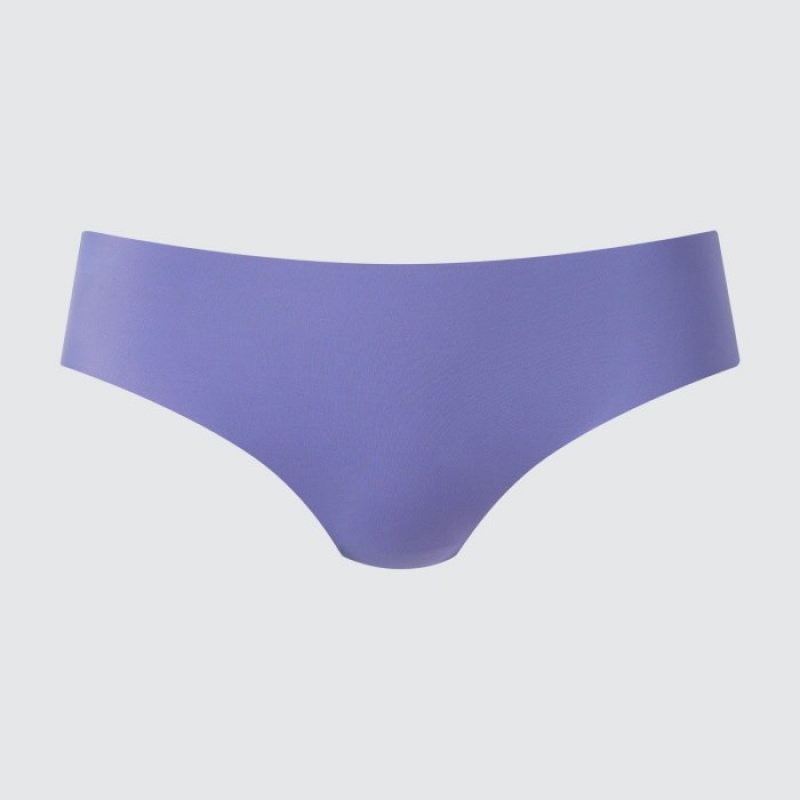 Uniqlo AIRism Ultra Seamless Regular Trusser Dame Blå | 1706958