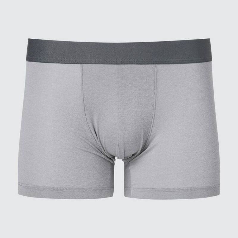 Uniqlo Airism Heather Low Rise Boxers Undertøj Herre Grå | 3619196