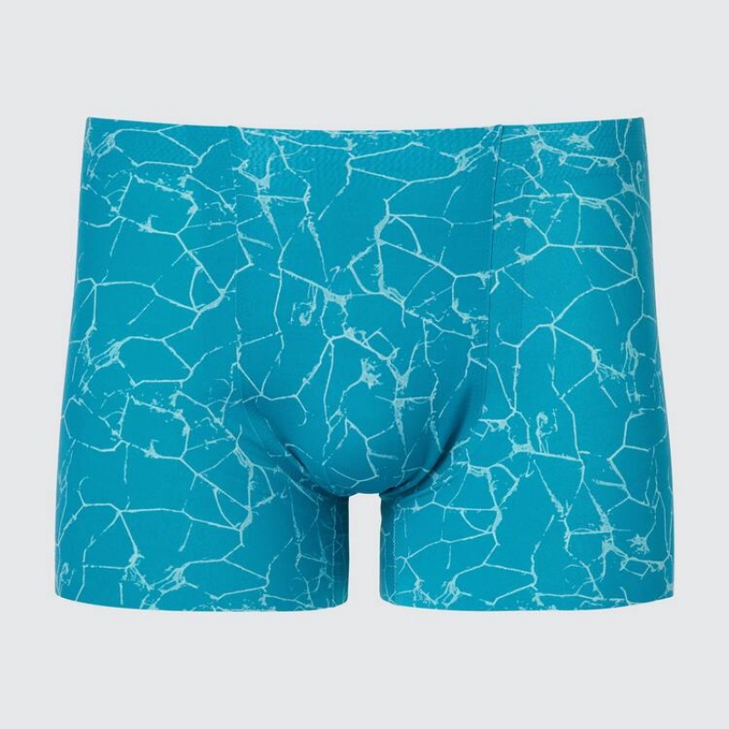 Uniqlo Airism Seamless Type Boxers Undertøj Herre Turkis | 2316313