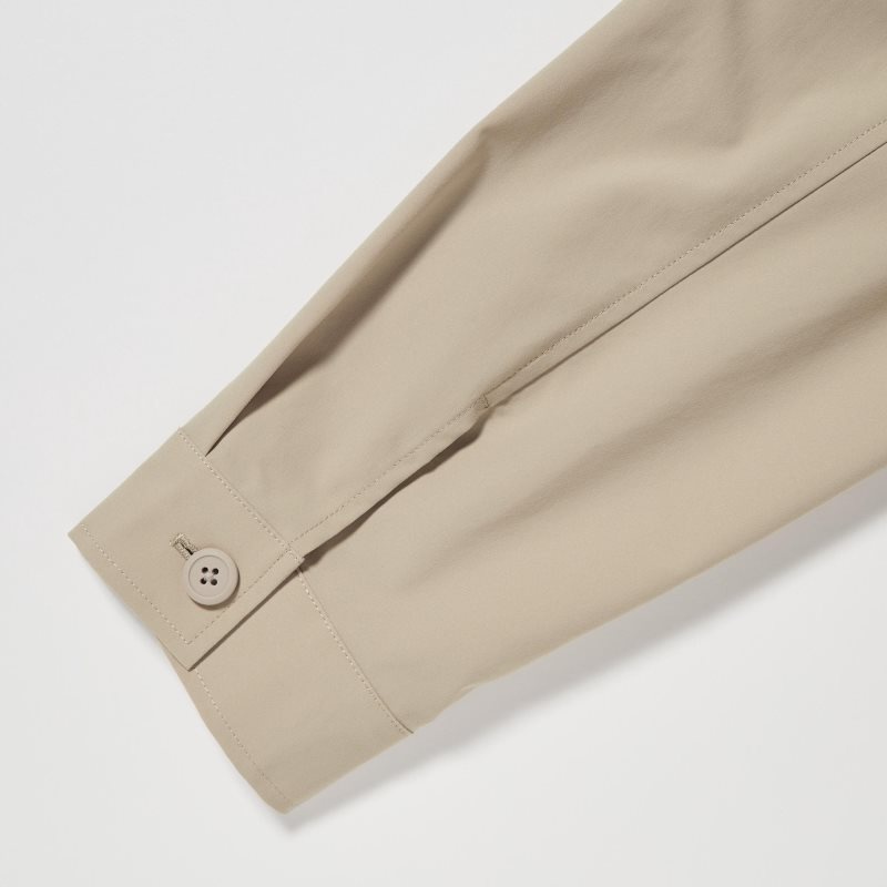 Uniqlo Airsense Shirt Ultra Light Shirt Jakker Herre Sort | 4694414