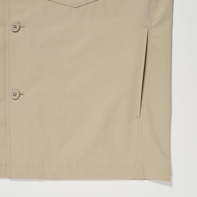 Uniqlo Airsense Shirt Ultra Light Shirt Jakker Herre Sort | 4694414