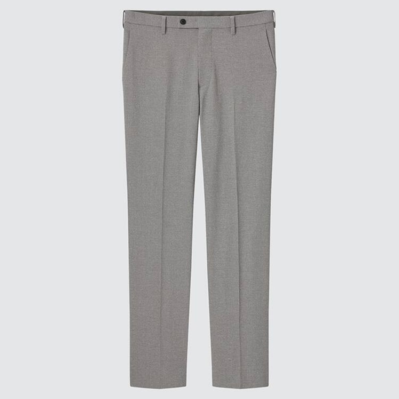 Uniqlo Airsense Ultra Light Houndstooth Bukser Herre Grå | 6358299