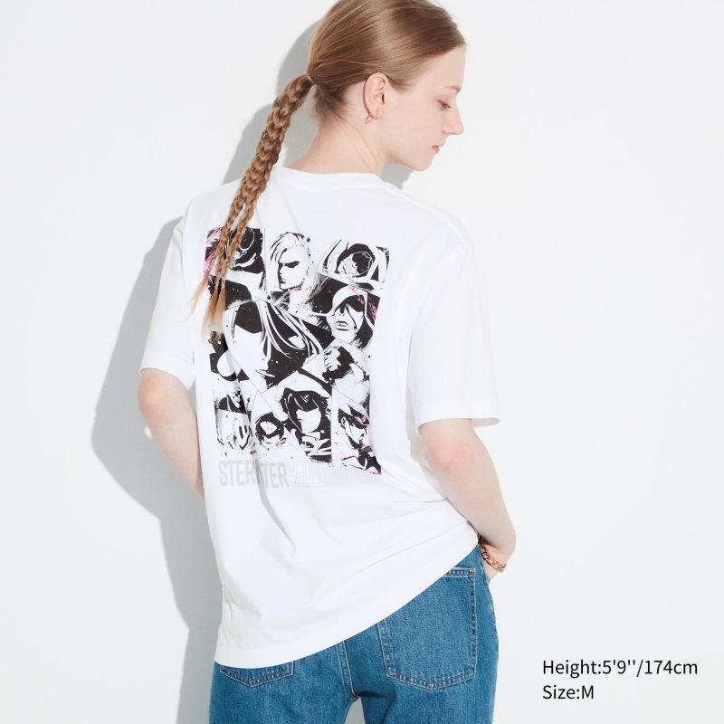 Uniqlo Bleach: Thousand-year Blood War Ut Short-sleeve Graphic T Shirts Herre Hvide | 9083187