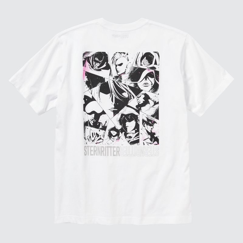 Uniqlo Bleach: Thousand-year Blood War Ut Short-sleeve Graphic T Shirts Herre Hvide | 9083187