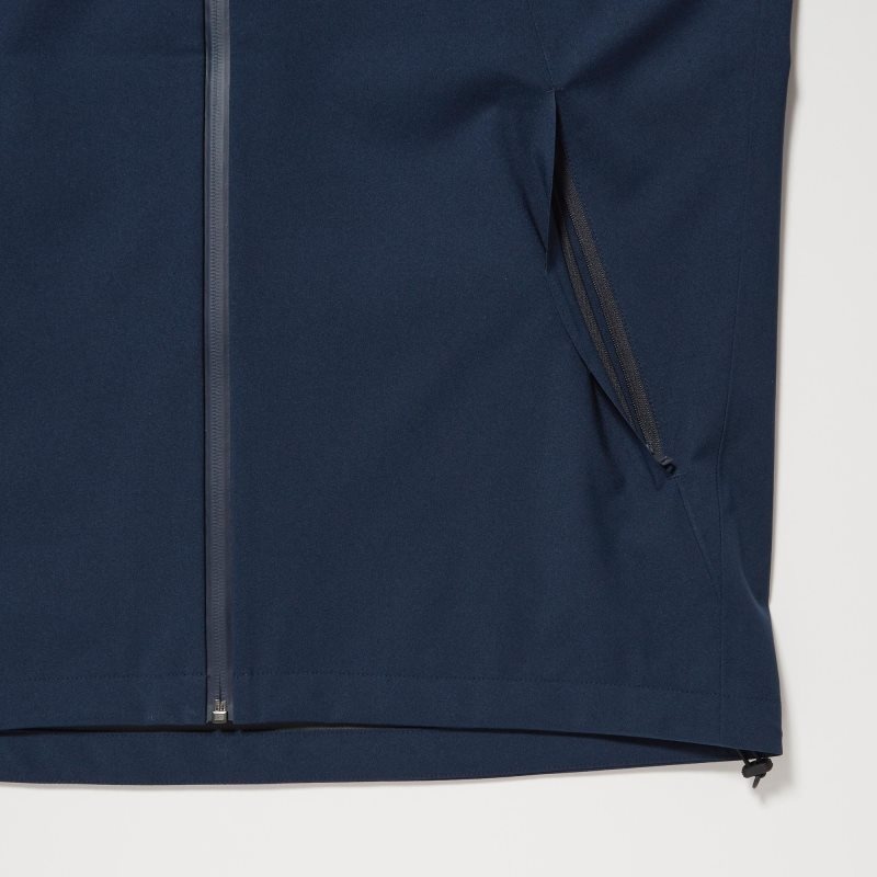 Uniqlo Blocktech 3d Cut Parka Herre Sort | 6359238