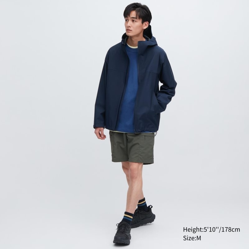 Uniqlo Blocktech 3d Cut Parka Herre Sort | 6359238