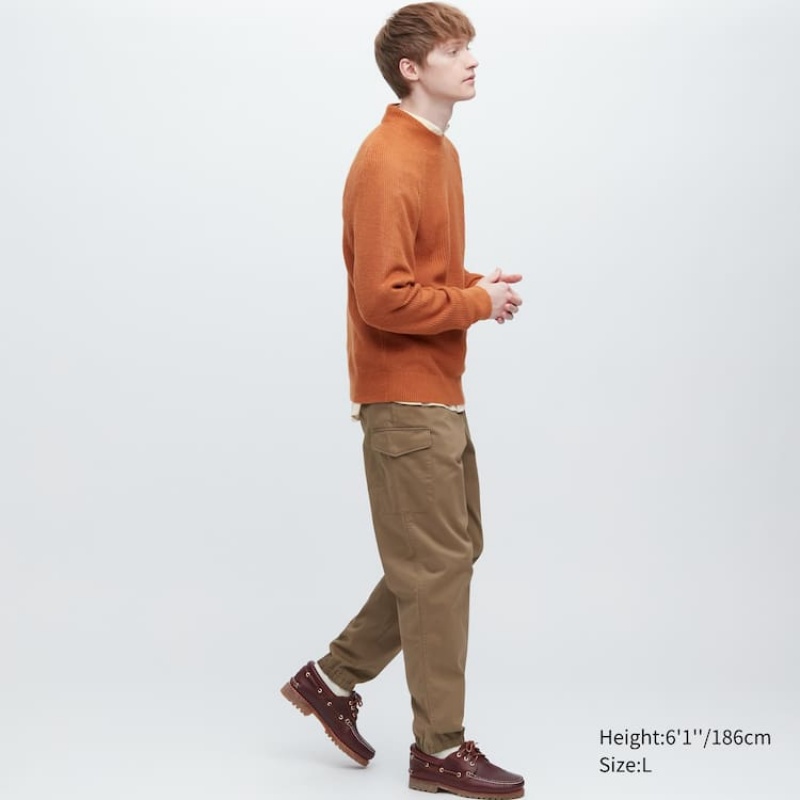 Uniqlo Cargo Jogger Bukser Herre Brune | 9264383