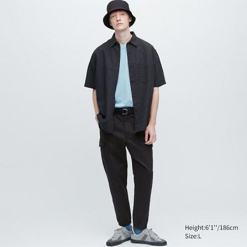 Uniqlo Cargo Joggingbukser Dame Sort | 9587412
