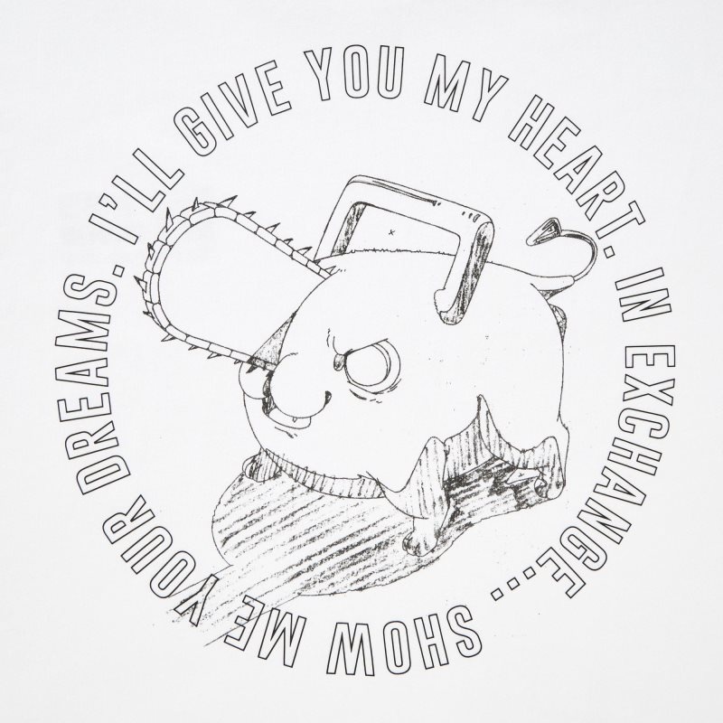 Uniqlo Chainsaw Man × Kosuke Kawamura Short Sleeve Ut Oversized T Shirts Herre Hvide | 8952810