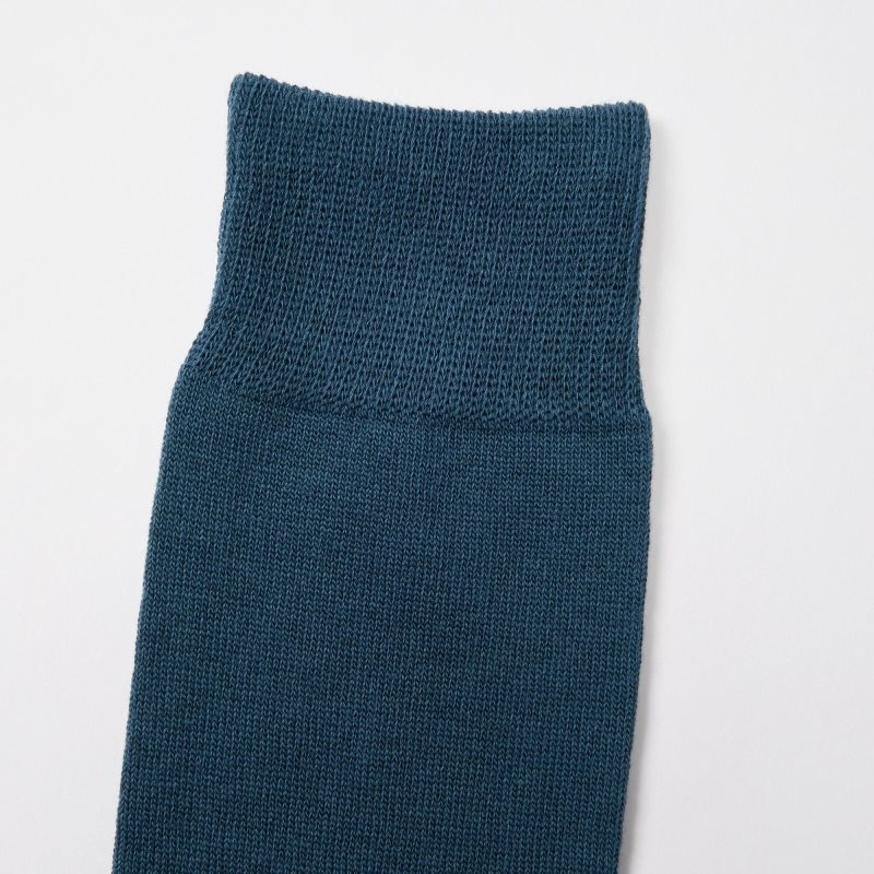 Uniqlo Color Block Sokker Herre Blå | 9493684