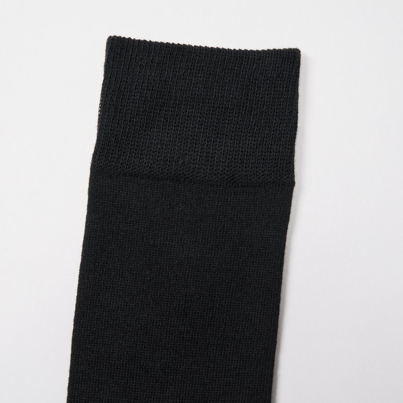Uniqlo Color Block Sokker Herre Sort | 4495387