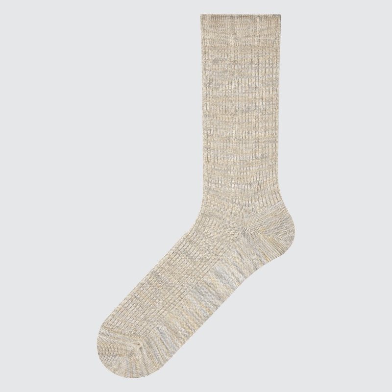 Uniqlo Colorful 50 Sokker Herre Beige | 1550055