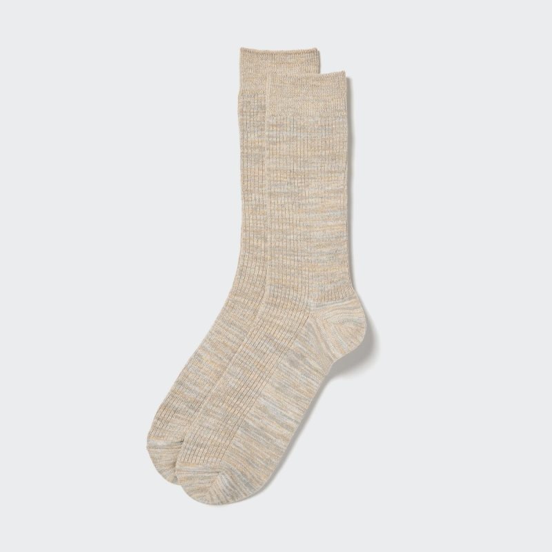 Uniqlo Colorful 50 Sokker Herre Beige | 9900740