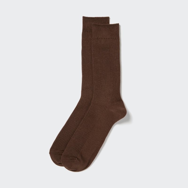Uniqlo Colorful 50 Sokker Herre Brune | 7693064
