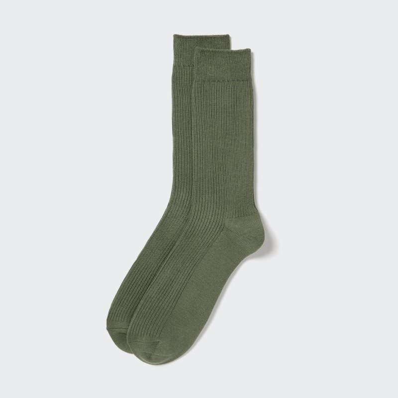 Uniqlo Colorful 50 Sokker Herre Grøn | 3258212