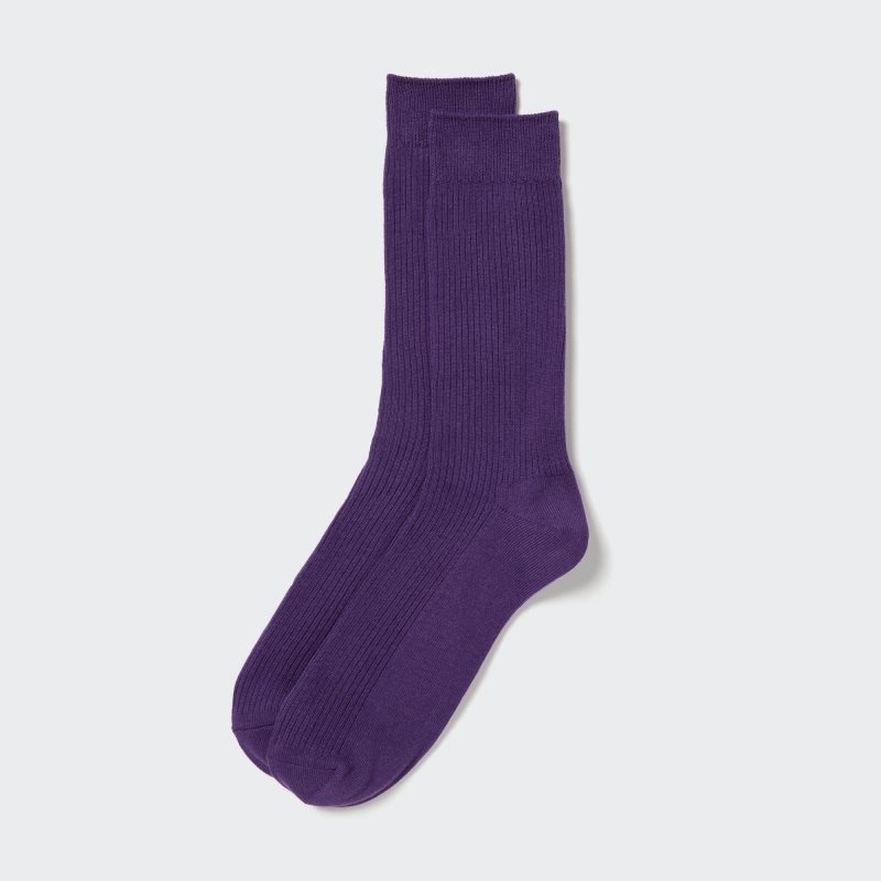 Uniqlo Colorful 50 Sokker Herre Lilla | 1435890