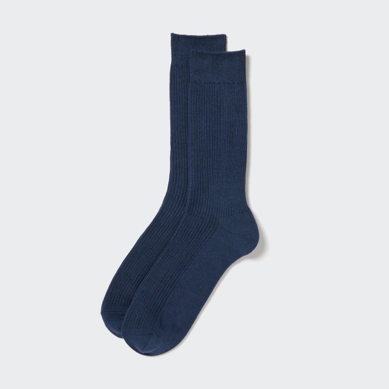 Uniqlo Colorful 50 Sokker Herre Mørkeblå | 984588