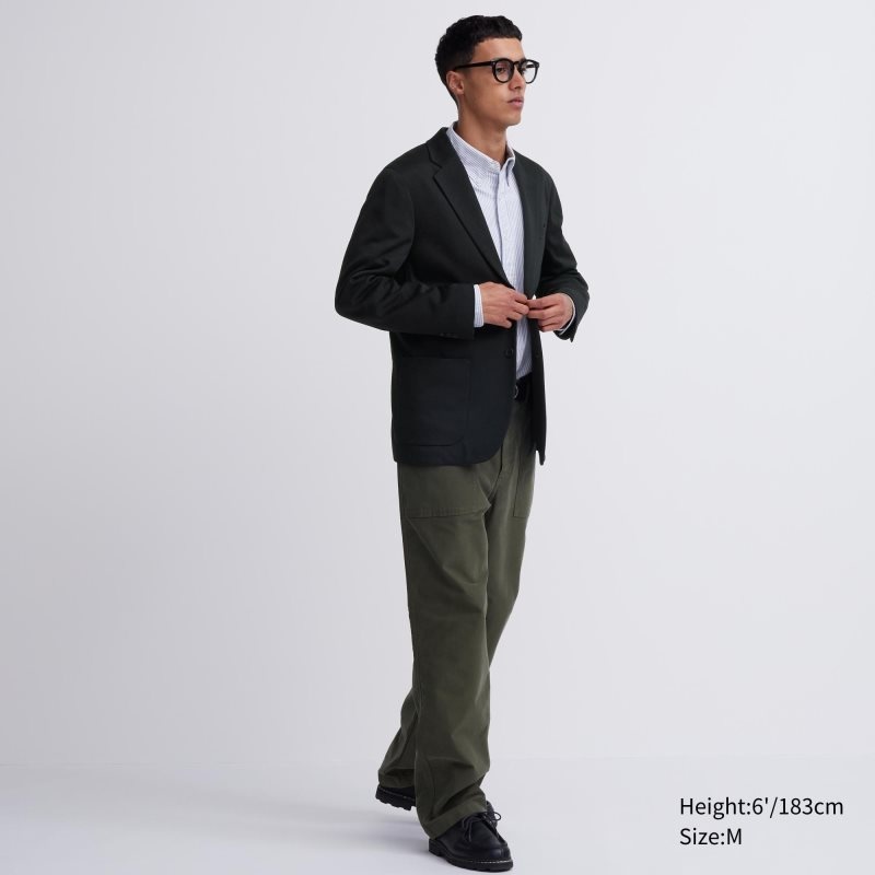 Uniqlo Comfort Jakker Herre Sort | 1049353