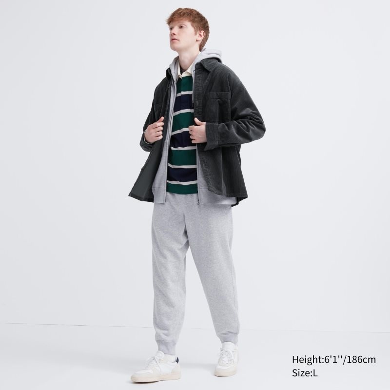 Uniqlo Corduroy Work Long-sleeve Skjorte Herre Grå | 933113