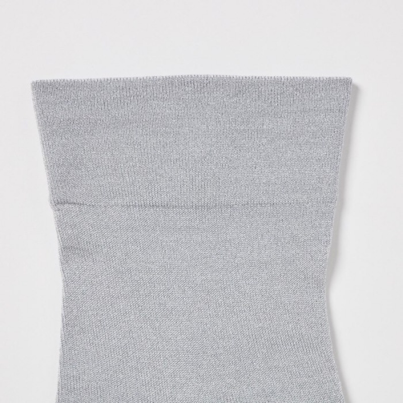 Uniqlo Crew Glitter (3 Pairs) Sokker Dame Grå | 398167