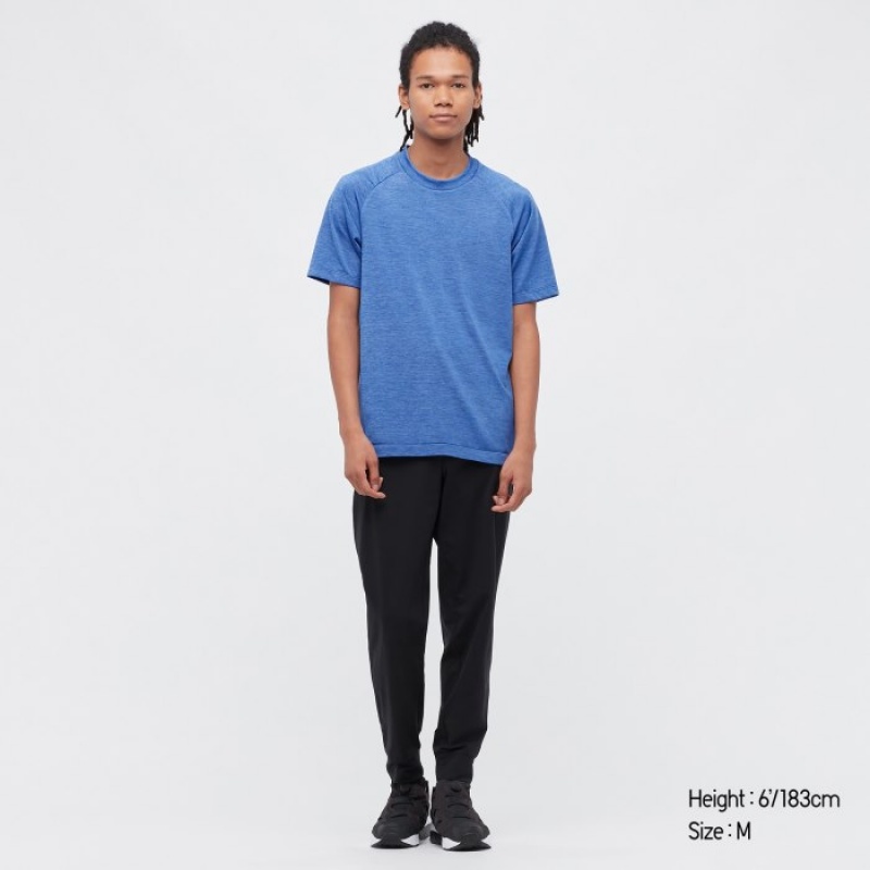 Uniqlo DRY-EX Crew Neck Short-Sleeve Printed T Shirts Dame Hvide | 7103860
