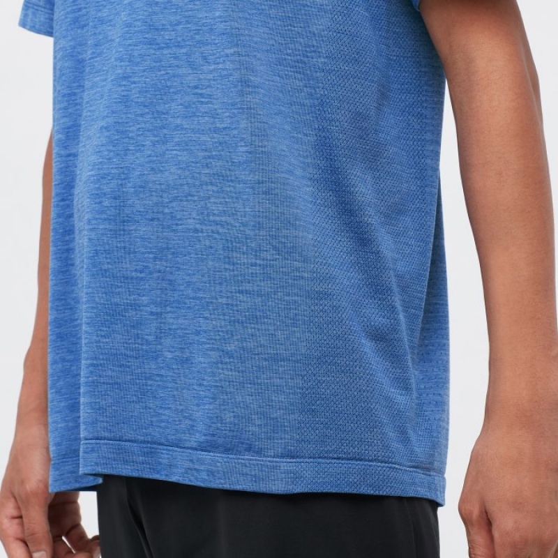 Uniqlo DRY-EX Crew Neck Short-Sleeve Printed T Shirts Dame Hvide | 7103860
