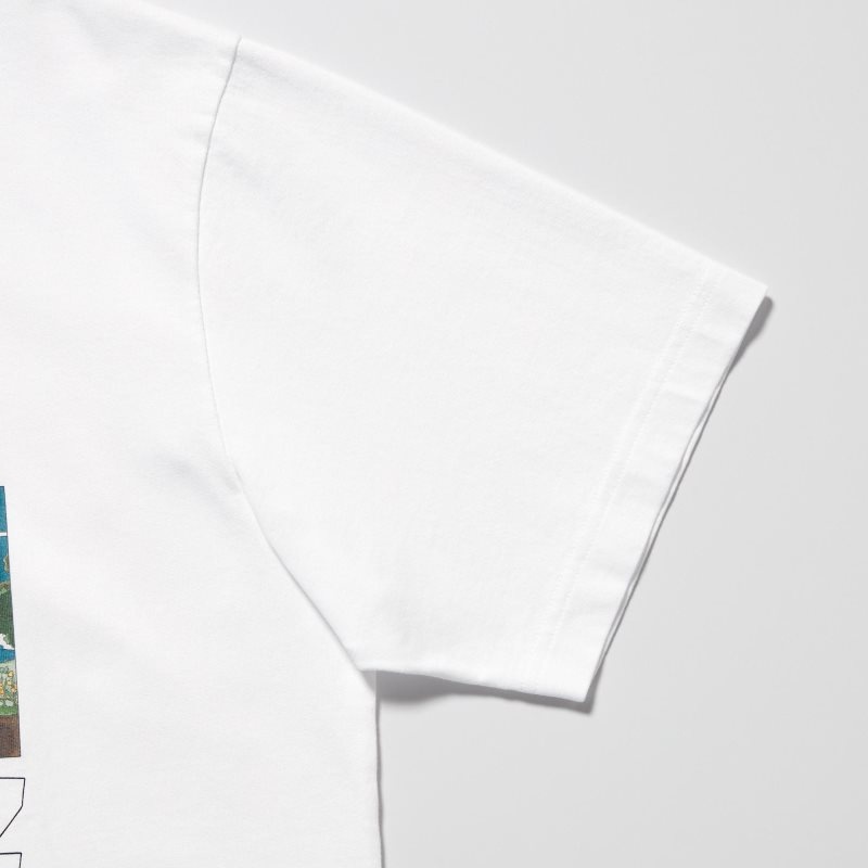 Uniqlo Dragon Ball Ut Short-sleeve Graphic T Shirts Herre Hvide | 6348898