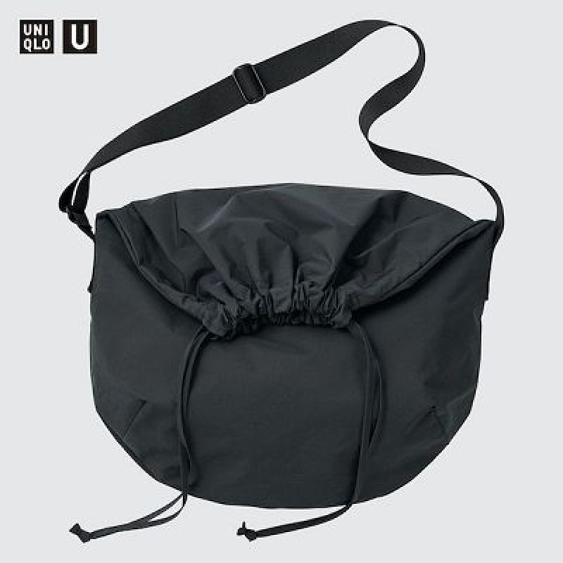 Uniqlo Drawstring Muleposer Dame Sort | 1401853