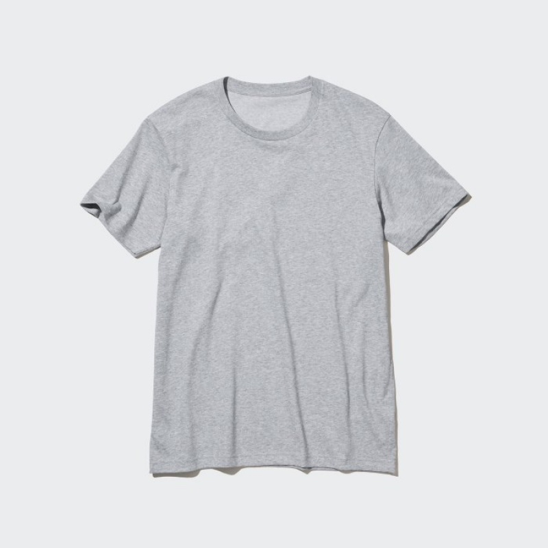 Uniqlo Dry Color Crew Neck Short-Sleeve T Shirts Dame Lilla | 3635931