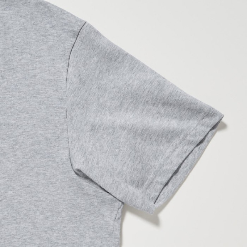 Uniqlo Dry Color Crew Neck Short-Sleeve T Shirts Dame Lilla | 3635931