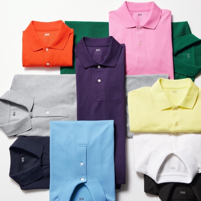 Uniqlo Dry Pique Poloshirt Dame Grå | 3008385