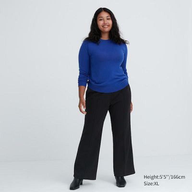 Uniqlo Dry Sweat Track Bukser Dame Sort | 4768699