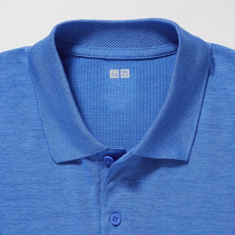 Uniqlo Dry-ex Poloshirt Herre Blå | 7898890
