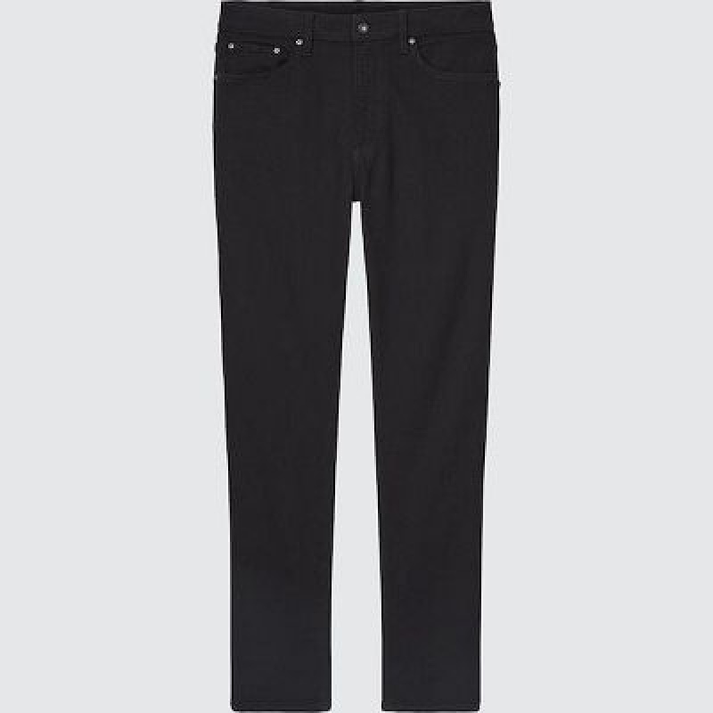 Uniqlo EZY Ultra Stretch Jeans Dame Sort | 9946093