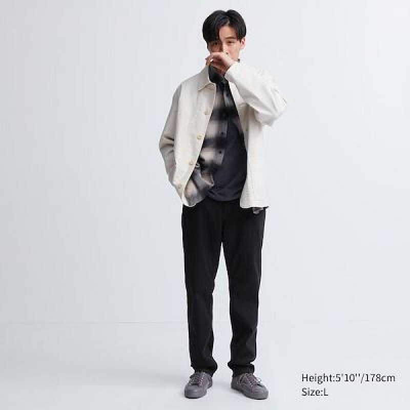 Uniqlo EZY Ultra Stretch Jeans Dame Sort | 1804907