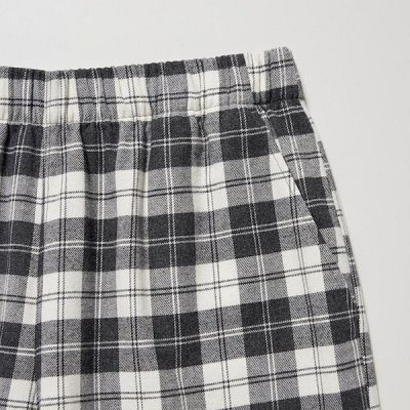 Uniqlo Flannel Bukser Dame Sort | 4491195