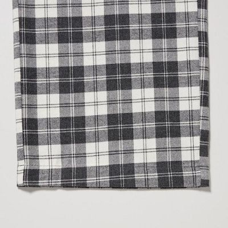 Uniqlo Flannel Bukser Dame Sort | 4491195