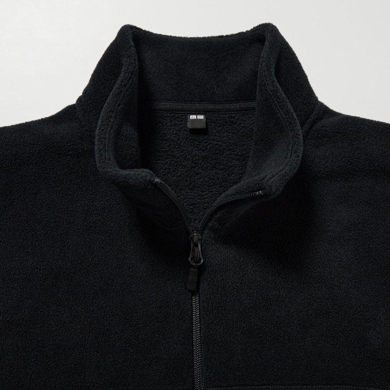 Uniqlo Fleece Long Sleeve Full-zip Jakker Herre Blå | 9528243