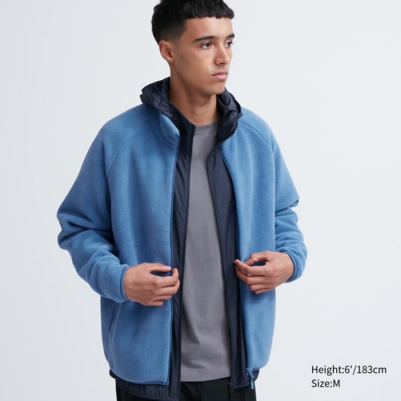 Uniqlo Full-Zip Fleece Dame Blå | 4059064