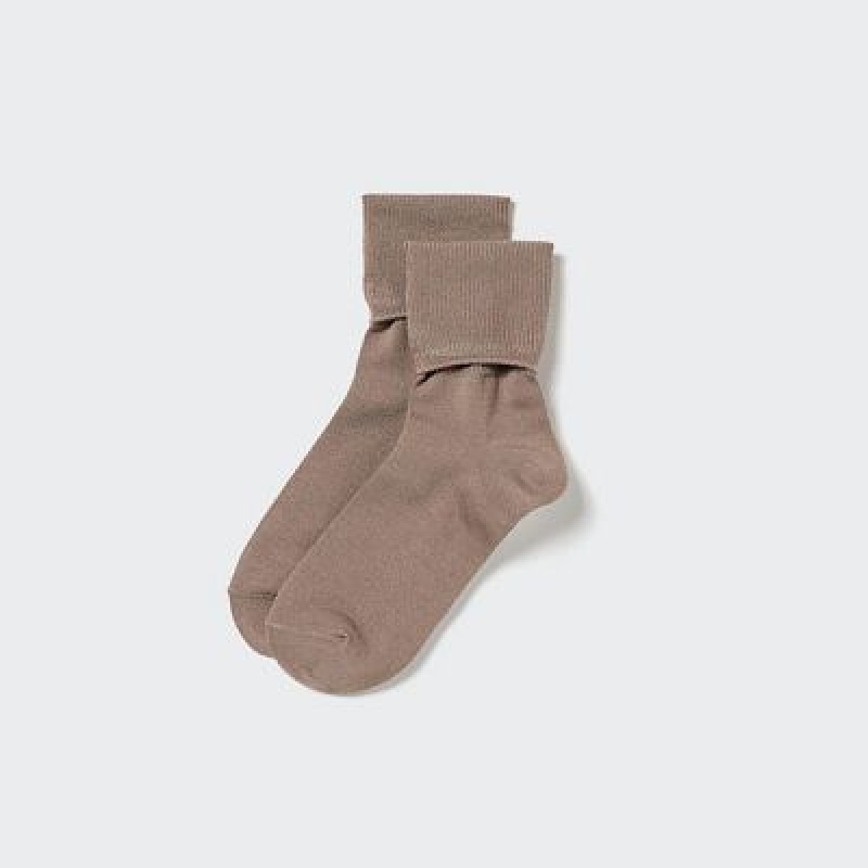 Uniqlo HEATTECH 2-Way Sokker Dame Mørkeblå | 9323708