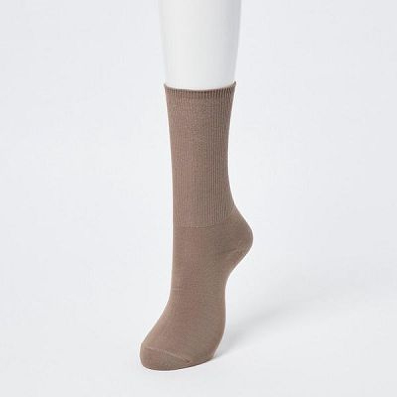 Uniqlo HEATTECH 2-Way Sokker Dame Mørkeblå | 9323708
