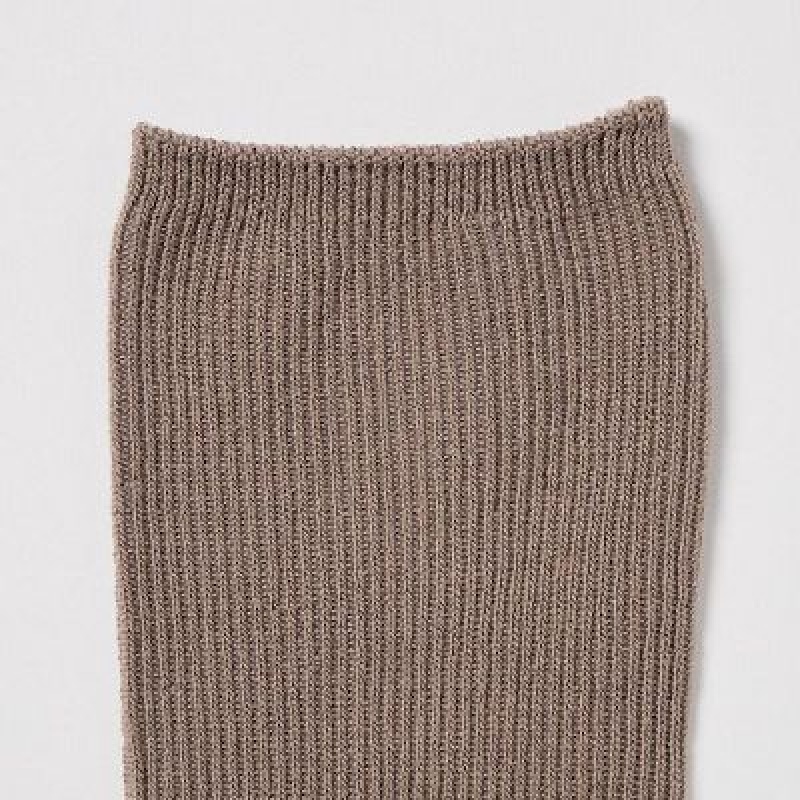 Uniqlo HEATTECH 2-Way Sokker Dame Mørkeblå | 9323708
