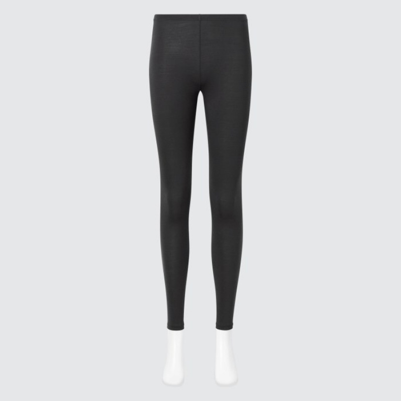 Uniqlo HEATTECH Leggings Dame Grå | 488780