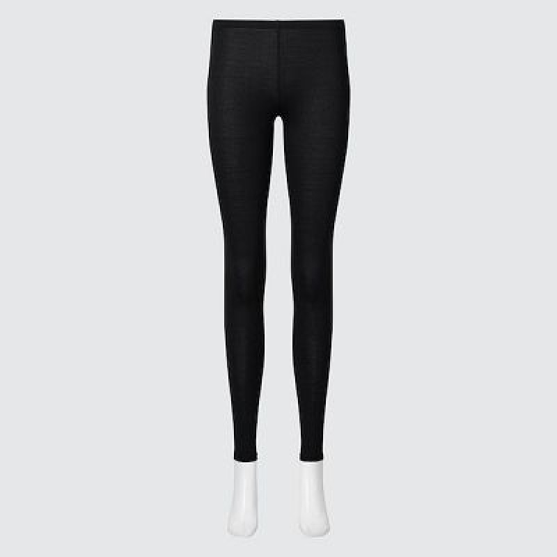 Uniqlo HEATTECH Leggings Dame Sort | 4033316